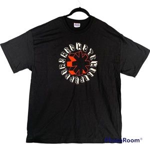 Red Hot Chili Peppers Shirt Black Concert Asterisk Logo Men’s Large